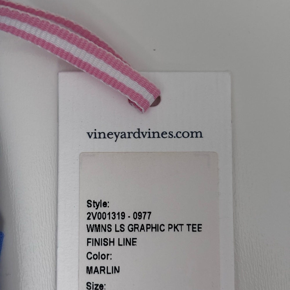 Vineyard Vines 146th Kentucky Derby Long Sleeve blue shirt. Women’s size sm.NWT - Picture 12 of 13